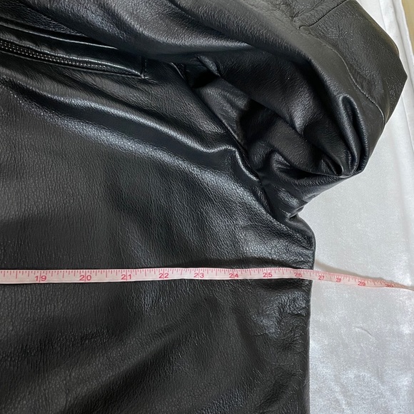 Wilsons Leather Thinsulate lining leather jacket vest 2in1 black mens 2XLT - Picture 10 of 16